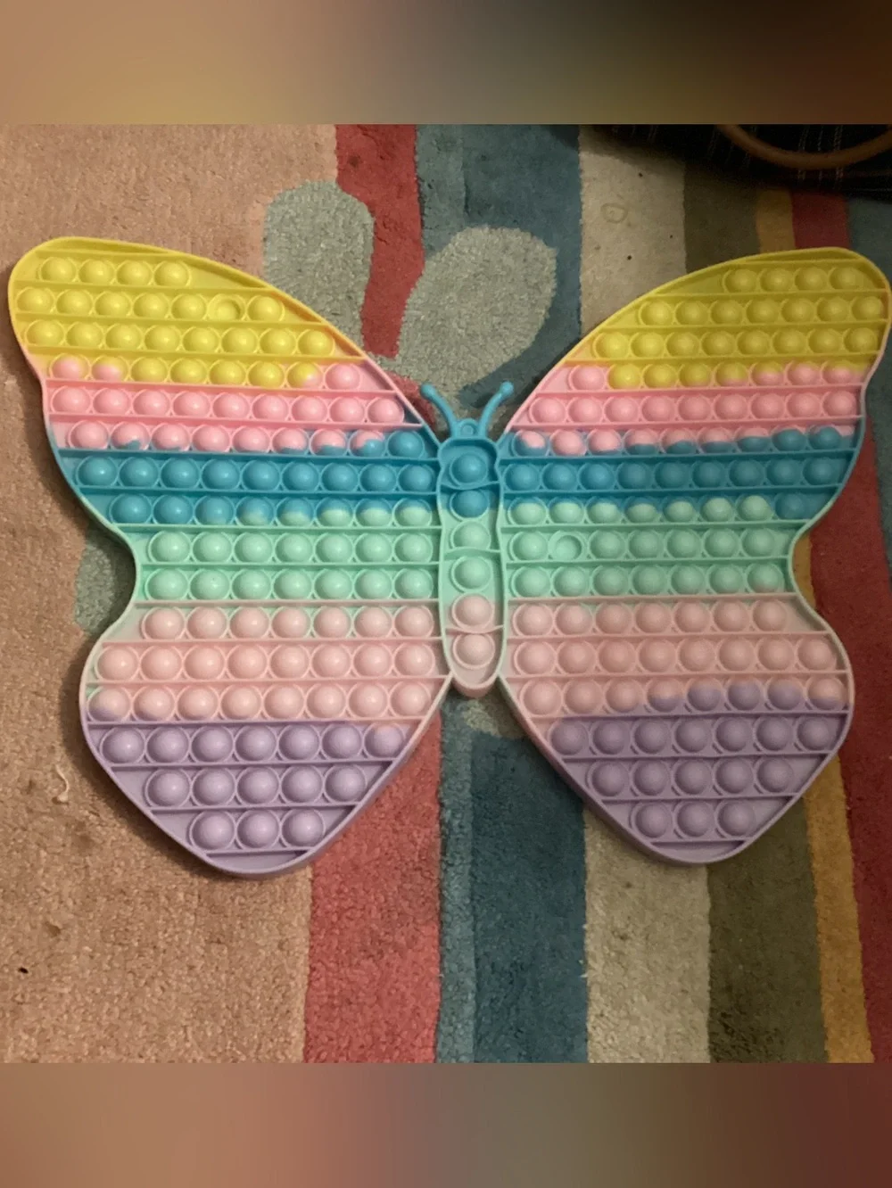 Butterfly Pop-It Sensory Fidget Toy - Multi Pastel Colors